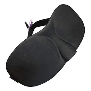 CHANCY 3D Sleeping Rest Blindfold Super Soft Meditation Smooth Travel Band for Sleep in Day/Night for Men Women Boys Girls (Black), Aloe Vera Cool Eye Mask