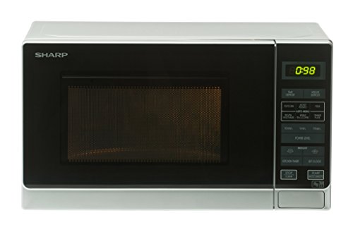 Sharp SHR272SLM Microwave with 1 Year Warranty, 20 Litre, 800 Watt, Silver