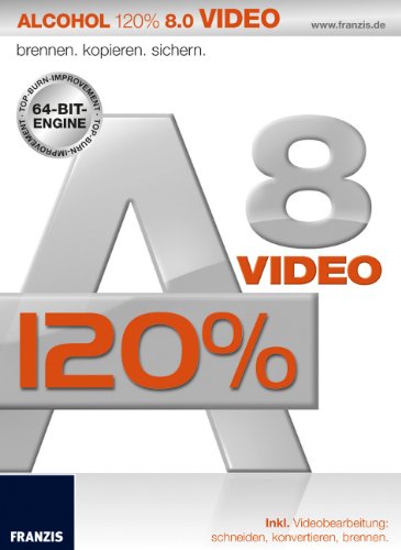 Preisvergleich Produktbild Alcohol 120% 8.0 Video