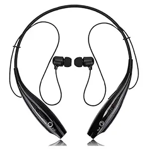 JB Super JB730 Wireless Bluetooth Neckband Headphone with Mic (Black)