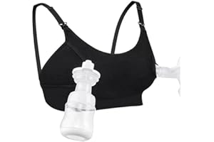 neppein Maternity Nursing Bra, Seamless Pregnancy Breastfeeding Sleep Bralette with Removable Spill Prevention Pads and Extenders