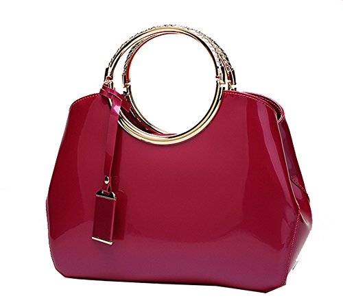 Yan Show, Borsa a tracolla donna rosso Rose red