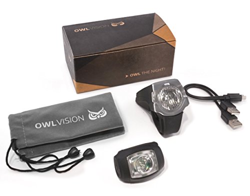 OWL VISION Beleuchtungsset NINOX mit USB Ladefunktion – LED Sicherheitslampen Set - 2