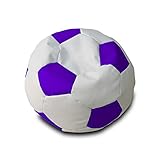 Medidas: 50x50 Pufmania - Puff Pelota S Blanco-Lila