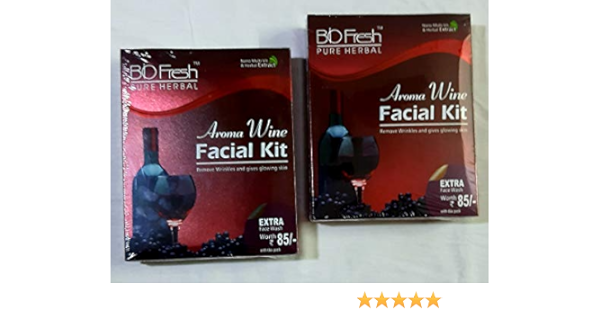 bio fresh aroma wine facial kit