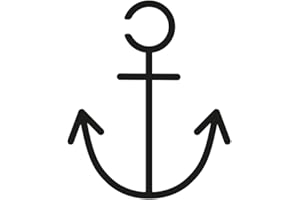 Tatuaggio con ancora minimalista Inkster® | tatuaggio temporaneo con certificazione cosmetica UE - l'originale | impermeabile + vegano | Tatuaggio rivoluzionario di 2 settimane