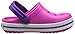 Crocs Crocband Kids, Unisex-Baby Clogs, Pink (Neon Magenta/Neon Purple), 2 UK