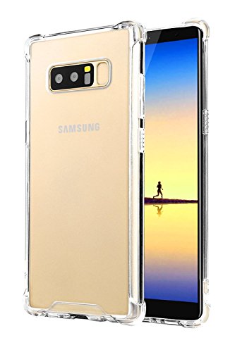 Samsung Galaxy Note 8 h  lle ONSON   Transparent D  nn Hybride Panzer 360 Ganzk  rper Sto  fest Schutzh  lle Hart R  ckseite Anti-Kratzer Flexibel TPU