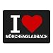 Produktbild Mousepad Classic I Love Mönchengladbach schwarz