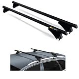Arearicambi – Barras 120 cm portaequipajes para tejado Coche de...