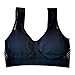 Produktbild Baiomawzh Sport BH Damen Unifarben Racerback Front Closure Nahtlos Ohne Bügel Starker Halt Atmungsaktiv Comfort Bra Sexy Schöne Schock Absorber Gathered BH Für Fitness Yoga Laufen Joggen