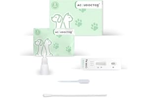 ACCUDOCTOR CHECK TEST 2 Accudoctor Test de Dirofilaria immitis ag gusano del corazón para Perros. Test para Veterinarios. Dirofilariosis Test rápido para Perros canino dogs parásitos prueba rapidas dogs mosquito 2 pruebas