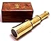 Produktbild Captains 15.2 cm Brass Handheld Mini Telescope with Wooden Box Nautical Collectibles