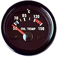 Termometro Olio 52mm Stile Retrò - Visualizzatore Temperatura Per Auto E Moto - Foto 2