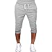 Produktbild Yesmile Herren Casual Hose,Männer Reißverschluss Trainingshose Sportkleidung Beiläufige Elastische Fitness Sommer Leinen Hose