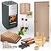 Produktbild Saunaausatz "BASIC WOOD.DE" HARVIA Holzofen M3 + Saunabauzubehör