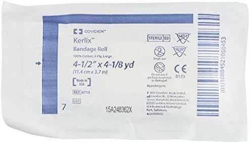 Original Kerlix 6715, Sterile Bandage Rolls 4 1/2 x 4 1/8 Yd by Kerlix