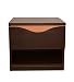 HomeTown Swirl Night Stand (Denver Oak and Urban Teak) RS.2250.00