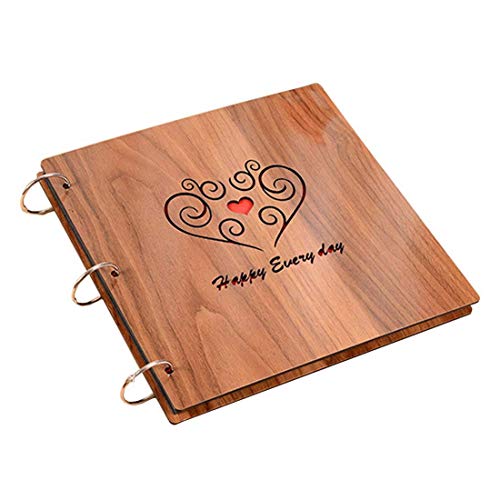 lbum de fotos de madera DIY Scrapbook 10 pulgadas Patr n de amor por Yeelan reviews lbum de fotos de madera DIY Scrapbook 10 pulgadas Patr n de amor por Yeelan