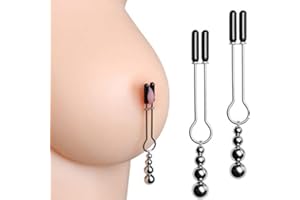 FUTURE OF YOUR PLEASURE SENSUAL Pinza para pezones para mujer Plata Juguetes Bdsms extremos para mujer Pinzas para pezones Juguetes Bdsms duros para hombres pezones sexo extremo hombres Sm parejas extremas FOPS I06-5