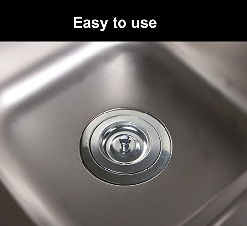 2X Waschbeckenstöpsel, Edelstahl, Badewannenstöpsel und Ablaufstöpsel für Küche und Bad (Durchmesser: 79.7mm±1mm) - 5