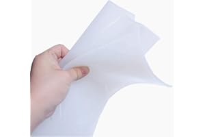 YJINGRUI Hoja de Goma de Silicona Transparente Plegable 500 X 500 X 1 mm con Aislamiento Suavidad Resistencia a Altas Temperaturas y Envejecimiento(500 X 500 X 1 mm)