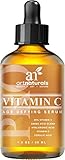ArtNaturals Enhanced Vitamin C Serum with Hyaluronic Acid 30ml - Top Anti Wrinkle, Anti Aging & Repairs Dark Circles, Fades age spots & Sun Damage - 20% Vitamin C Super Strength - Organic ingredients
