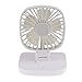 Produktbild Sharplace Mini USB Fan Ventilator für Büro Auto Schreibtisch, Leises Betriebsgeräusch, Schwarz/Weiß - Weiß