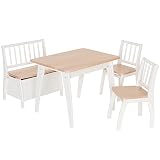 Geuther Bambino Kindersitzgruppe 4-teilig, weiß / natur