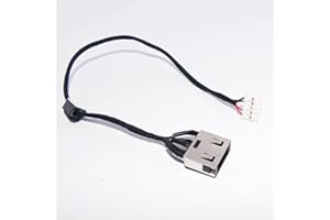 GGZONE Conector de puerto de carga con conector de CC con arnés de cable de repuesto para Lenovo IDEAPAD G50-70 G50-80 G50-85 G50-90 DC30100LE00