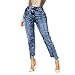 Produktbild Luckycat Damen Röhrenjeans Denim Weibliche Hohe Taille Stretch Dünne Hosen Boyfriend Jeans Mode 2018