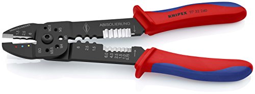 KNIPEX 97 32 240 Crimpzange schwarz lackiert mit Mehrkomponenten-Hüllen 240 mm - 2