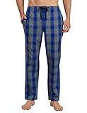  Schiesser Herren Mix and Relax Hose Lang Schlafanzughose, Blau (Royal 819), X-Large (Herstellergröße: 054)