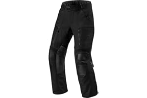 REV'IT! Revit Motorradhose Sand 5 H2O schwarz wasserdichte Touringhose, M lang