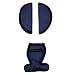 Babys-Dreams 3 Piece Set Belt Pads and Step Pad for Maxi Cosi, 6 Colours, Baby Seat Group 0