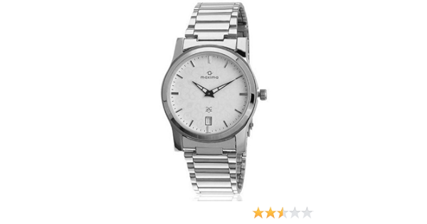 maxima white watch