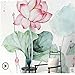 Produktbild Fototapeten New Era Aquarell Lotus Tapete Wohnzimmer Schlafzimmer Hintergrund Tapete Kunst Wandverkleidung Wandbild, 500 * 280 Cm (B * H)
