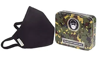 Advind Healthcare Military Grade N99 Mask Without Valve (Kids, Black)