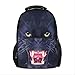 Produktbild fhdc Rucksäcke Damenmode Schultasche Lässig Schulter Buch Rucksack 3D Tiger Tier Frau Für Mädchen Rucksack   Blau