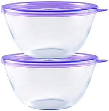 XIAOMEIXI Bento Box Lunch Box with Glass Portable Heat Resistant Food Container Compartment Cutlery,800ml*2