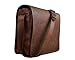 pranjals house Leather Full Flap Messenger Handmade Bag Laptop Bag Satchel Bag Padded Messenger Bag School Bag 15X11X4 Inches Brown ... RS.1699.00