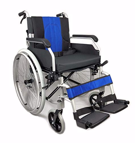 Lightweight Aluminium Folding self Propel Wheelchair with handbrakes and Quick Release Rear Wheels