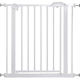 IB-Style - Treppengitter / Türgitter MIKA | Erweiterbar durch Verlängerungen | 75 - 175 cm | Auto-Close - automatisches Schließen | 90° Fixierung | Metall Weiß| Spannbreite 140 - 150 cm