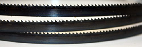 Standard Sägeband Bandsägeband Bandsägeblatt Sägebänder 1400 mm x 6 mm x 0,65 mm x 14 Zähne pro Zoll , für Metall , Rohre , Hohlkörper , Profile , Schwarzblech , Vollmaterial , teilweise Baustahl S 235 JR , geeignet für : Atika Einhell Westfalia CMI - 3