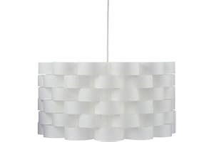 ATMOSPHERA CREATEUR D'INTERIEUR Suspension "Moki" blanche D42 cm - Atmosphera créateur d'intérieur