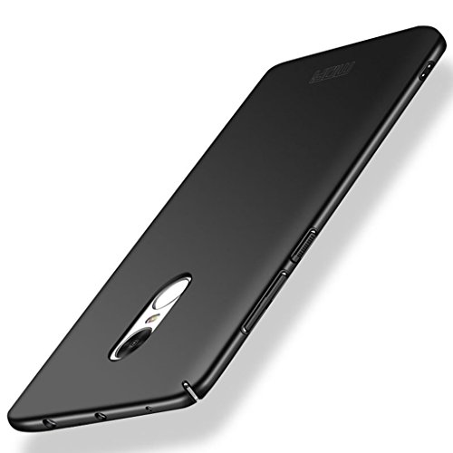 XIAOMI RedMi Note 4 Espalda Funda - Ultra Delgado PC Cubierta Trasera C  scara Duro Escudo Protectora Carcasa para XIAOMI RedMi Note 4 Tel  fono Inteligente Cubierta Posterior Funda - Negro