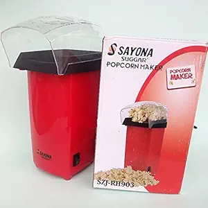 Cpixen Hot Air Popcorn Popper Electric Machine Snack Maker with Removable Lid (Multicolor)