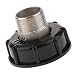 Produktbild perfk IBC Wassertank Tankadapter Schlauchkappe Wassertankanschluss Für 60mm Dicken - 1 Zoll außengewinde