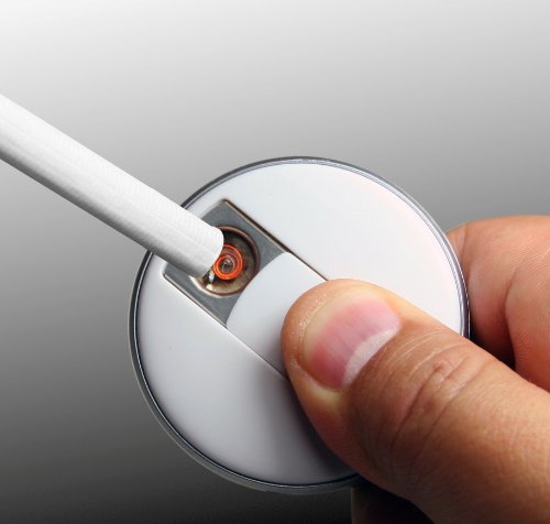 FireMat USB Elektronisches Feuerzeug (weiss) - 4