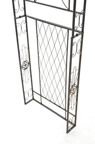 CLP Rosenbogen DOLKAR, Eisen pulverbeschichtet, ca 130 x 50 cm, Höhe ca 245 cm bronze - 6